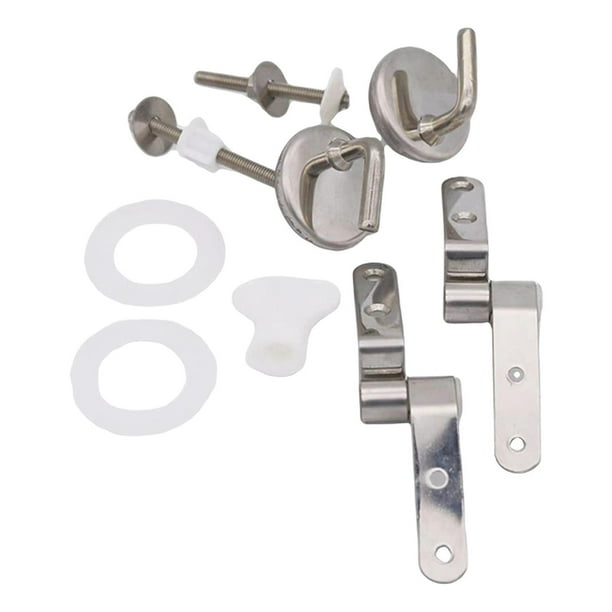 Juego de accesorios de s para tapa de inodoro y accesorios de tornillos, tuercas, piezas de repuesto de de tapa de asiento de inodoro