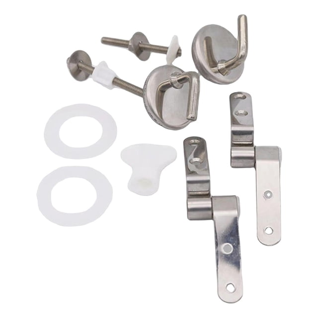 Juego de accesorios de s para tapa de inodoro y accesorios de tornillos, tuercas, piezas de repuesto de de tapa de asiento de inodoro