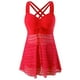 thumbnail image 2 of Conjunto de Regalo de Vacaciones Conservador de Color Sólido Hueco Camisola Dividida Conjunto de Trajes de Baño, Trajes de Baño Modestos para las Mujeres, 2 of 4