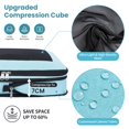 thumbnail image 2 of Juego de cubos de embalaje de compresión Prezon 8 para maletas, color azul, 2 of 7