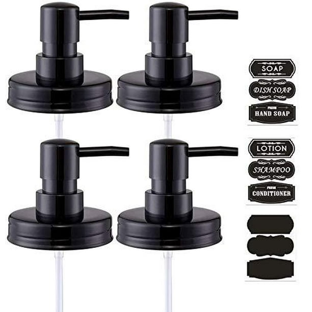 Elwiya Rustic/Farmhouse Mason Jar Soap Dispenser Lid and Pump Rust