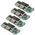 thumbnail image 2 of UMLIFE 4pcs 18650 Charging Board ?Dual USB 5V 2.4A Mobile Power Bank Module 186 50 Lithium Battery Charger Board with Overcharge Overdischarge Short Circuit Protection DIY USB Power Bank Board, 2 of 4