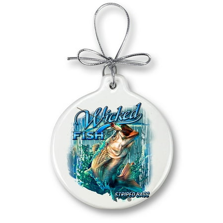 Tree Stripe - STRIPED BASS-Christmas Tree Ornaments