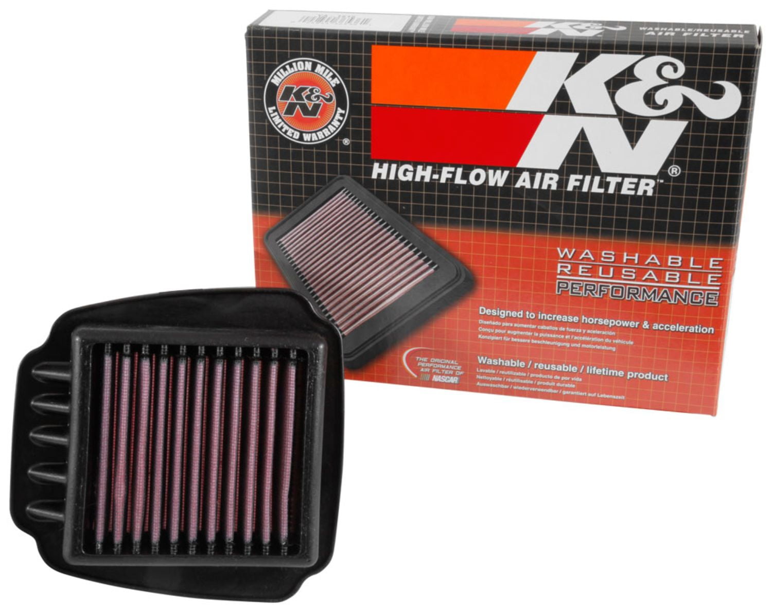 K&N Engine Air Filter High Performance, Premium, Powersport Air Filter
