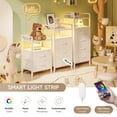 thumbnail image 3 of Mesa de Noche Lazzanto con Luz LED y Puertos USB, 3 of 7