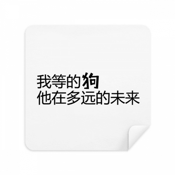 Chinese Quote Where Is Mr Right Glasses Cloth Screen Cleaner Suede Fabric 2 Pack