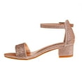thumbnail image 3 of Badgley Mischka formal Sandals Heels,   Rose Gold, Size: 12, 3 of 8