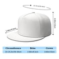 thumbnail image 5 of Custom Printed Flat Baseball Cap – Adjustable Snapback Hat with Flat Bill, Breathable and Durable, Personalized Design for Sports, Travel & Daily Wear, 5 of 6