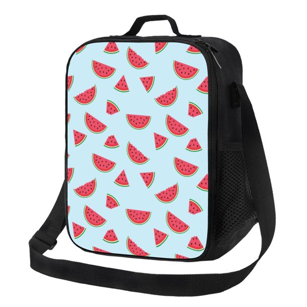 Disketp Watermelon Bolsa Térmica Estampada para Almuerzo, Lonchera para Hombres y Mujeres Adultos