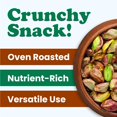 thumbnail image 5 of Organic Dry Roasted Pistachio, 8 Ounces – Oven Roasted Whole Nuts, No Shell, Unsalted, No Oil Added. High in Protein, Fats. Non-GMO, Vegan, Kosher, Bulk - by Food to Live, 5 of 7