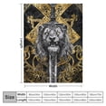 thumbnail image 4 of Celtic Bear and Scandinavian mythology Artisan Handcrafted Hooded Blanket, 4 of 6