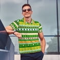 thumbnail image 4 of Fotbe St. Patrick's day in green colors Camiseta Polo de Golf para Hombre con Estampado – Camisa Deportiva Transpirable con Cuello Abotonado-X-Large, 4 of 6