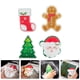 thumbnail image 4 of 4 esponjas navideñas para lavar platos, lindas y divertidas, esponjas de limpieza reutilizables para uso doméstico, esponjas gruesas para fregar platos, 4 of 7