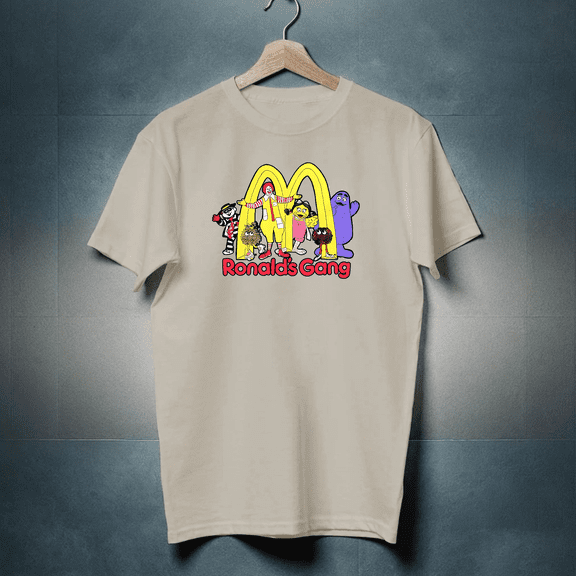 Mc Ronalds Gang T-shirt graphics plus sizes sweat Short sleeve tee mens t shirt