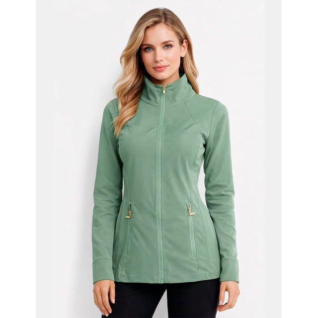 Chamarra Quirúrgica Mujer Antifluido Color verde Medizin