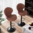 thumbnail image 5 of Alpinel Folding Chairs With Metal, Plastic Seat And Steel Frame, Portable Alpinel Folding Chairs For Wedding, Party And Office, Suited To Adults And Event Hosts, Brown, Set Of 2, 5 of 5