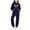A01-Dark Blue, variant on Teen Sweatsuits Sets 2 Piece Girls Cute Leopard Bow Outfits Long Sleeved Pullover Sweatshirt and Sweatpants Jogger Tracksuit Sets