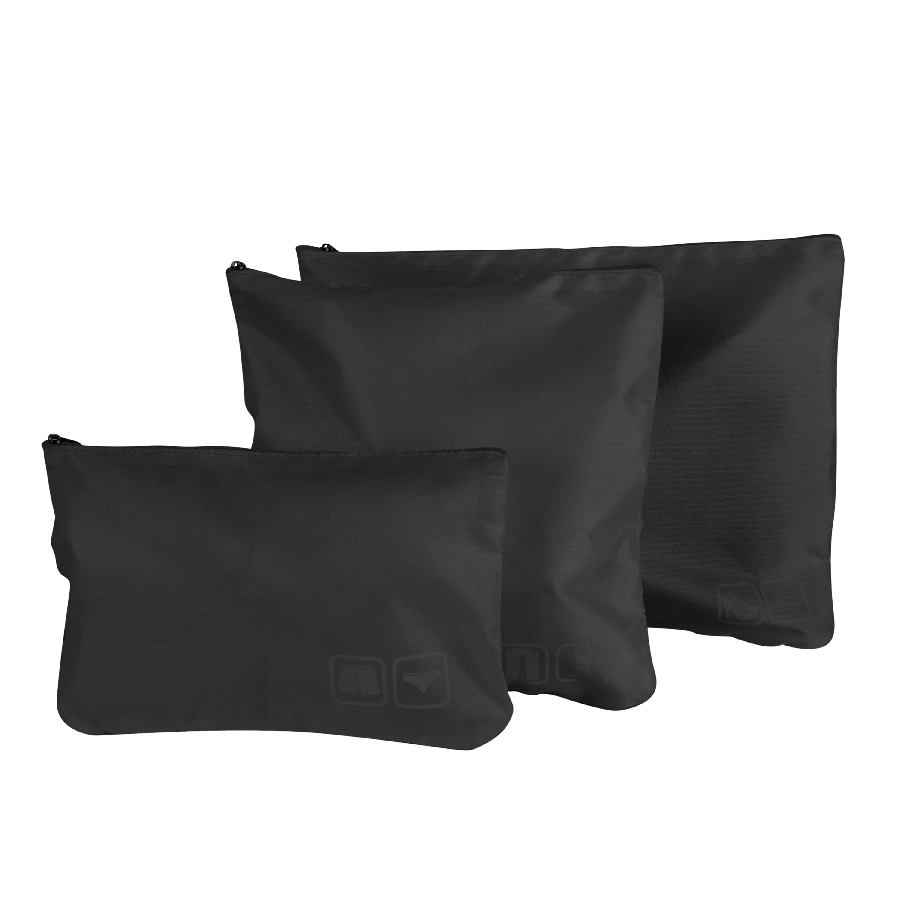G-Force 6 Piece Ultimate Polyester Traveling Set in Black