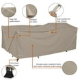 thumbnail image 6 of Classic Accessories Storigami Water-Resistant 100 Inch Easy Fold Patio Furniture Cover, Goat Tan, 6 of 13