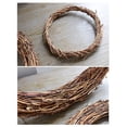 thumbnail image 2 of Christmas Artificial Vine Ring Wreath Rattan Wicker Garland Xmas Party Decor, 2 of 8