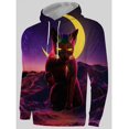 thumbnail image 2 of Sudadera con capucha y estampado 3D de murciélago, bruja y calabaza de 2024, patrón de bolsillo para Halloween, pareja, carnaval de Halloween, fiesta de disfraces, 2 of 4