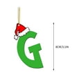 thumbnail image 2 of Fiudx Adornos Navideños de Letras Acrílicas, Vibrantes Decoraciones Navideñas, Material Duradero, Versátiles para Colgar En Árboles o Coronas, Decoración Festiva para El Hogar, Regalo Perfecto para L, 2 of 2
