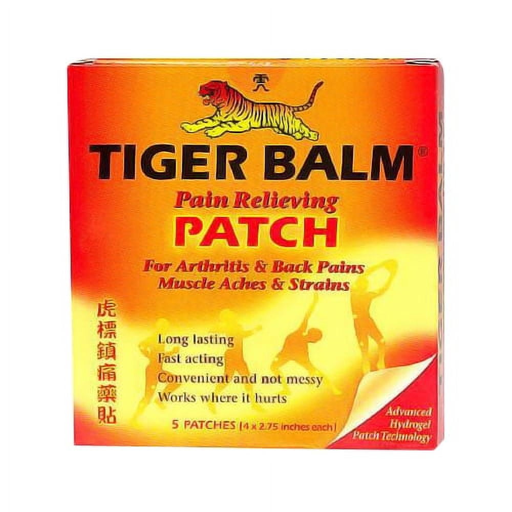 Tiger Balm Pain Relieving Patch - 5 Ea, 3 Pack