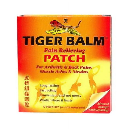 Tiger Balm Pain Relieving Patch - 5 Ea