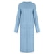 thumbnail image 5 of Conjunto de traje de suéter de falda de dos piezas cálido de punto de cable de manga larga de cuello redondo de color sólido para mujer Wmkox8yi  FGJ229, 5 of 6