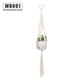 thumbnail image 3 of Yuarrent Cestas colgantes 100 hechas a mano, soporte para plantas, macramé, colgador de plantas, maceta para colgar en la pared interior, soporte para Jardín y Patio No.01 Yuarrent HA001777-01, 3 of 6