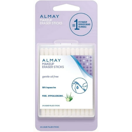 Almay Makeup Eraser Sticks, Liquid Filled Sticks 24 ea (Pack of 4)