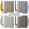 thumbnail image 3 of Martinique Taupe Printed Cotton Hotel Blackout Curtain (1 Panel), Martinique Taupe, 50W X 108L, 3 of 11
