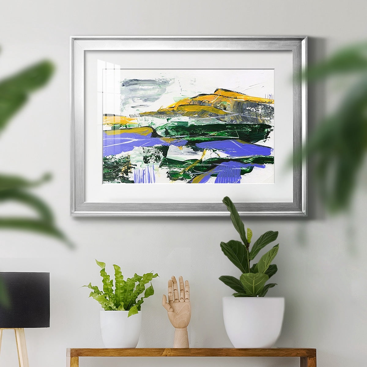 Silent Mountain VI Premium Framed Print - Ready to Hang