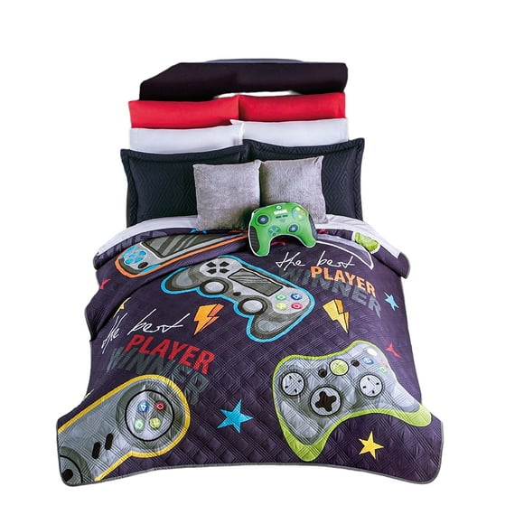 Edredón Neo Gamer Matrimonial Individual Colchas Concord Colchas Concord Gamer