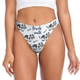 thumbnail image 1 of Fotbe Cow With Fresh Milk Tanga Sin Costuras para Mujer con Estampado – Panties Invisibles, Transpirables y Cómodos para Uso Diario-X-Large, 1 of 6