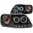 thumbnail image 1 of ANZO For Ford F-150 1997-2004 Projector Headlights w/ Halo Black (CCFL) | 111097, 1 of 4