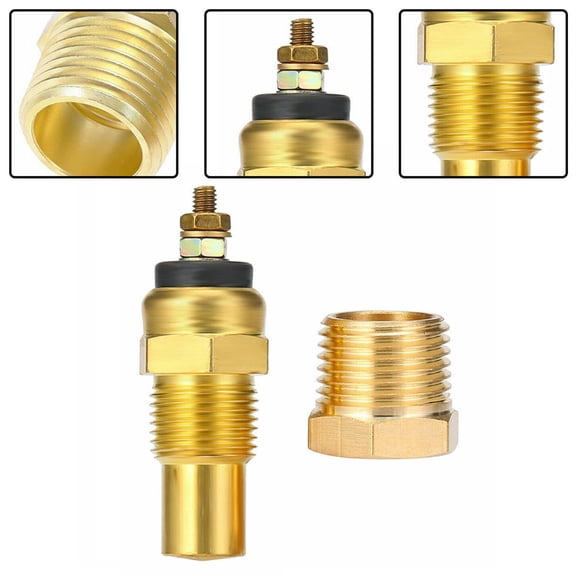 1× 185°~165° Engine Cooling Electric Fan 3/8'' NPT Thermostat Temperature Switch