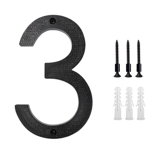 Feltree 5 Inch Modern Metal House Numbers Door Number House Address Letters and Numbers for Outside Signs