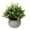 B, variant on Artificial Eucalyptus and Milan Flower Potted Plant, Small Fake Plants for Home Decor, Farmhouse Tabletop Decoration, Home Office Desk Decor, Lifelike Artificial Potted Flowers