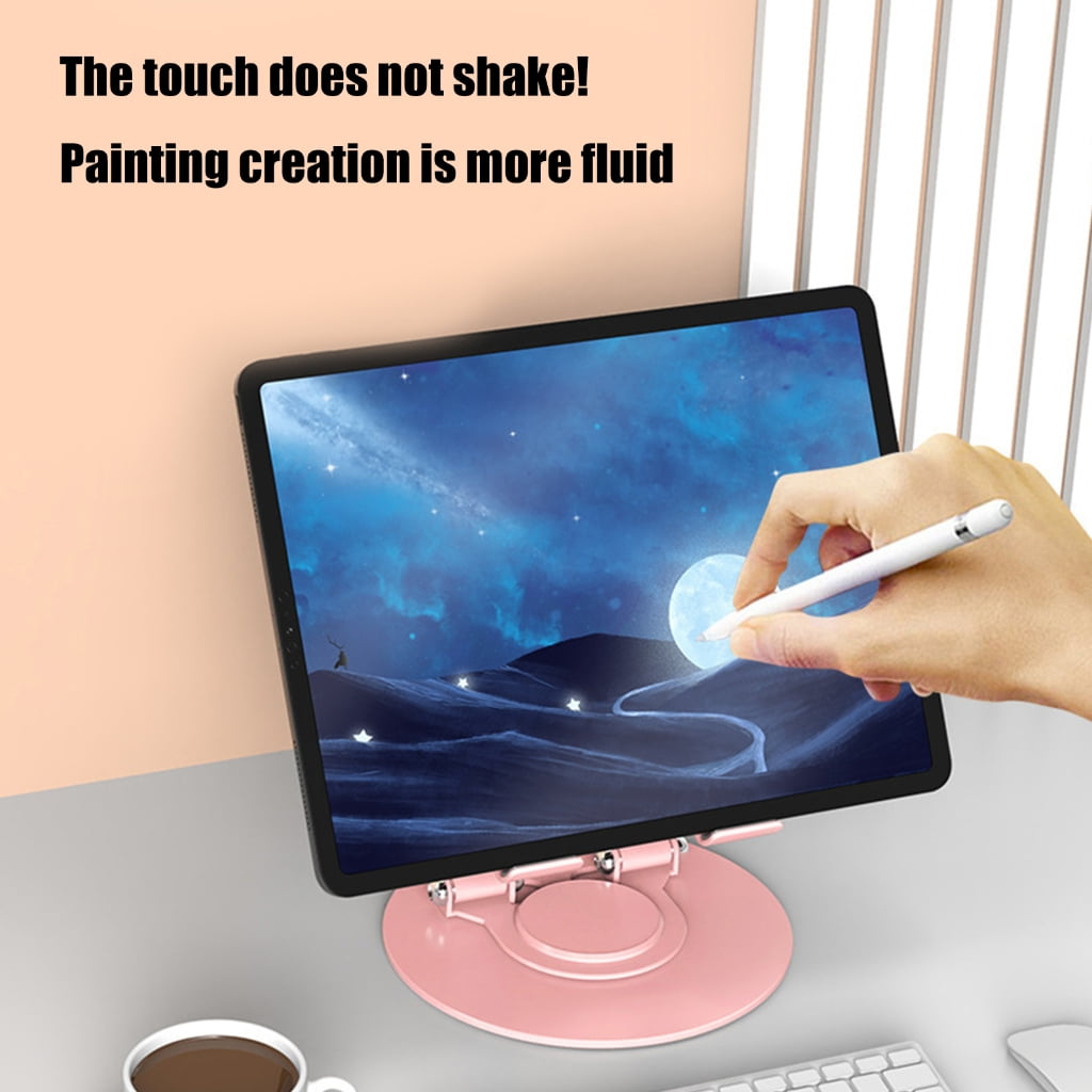 WINDLAND Laptop Stand for Desk Adjustable Height 360 Rotating Ergonomic Laptop Risers