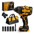 thumbnail image 1 of Llave de impacto inalámbrica DeWalt 1/2 pulgada 1000N.m 20V, 1 of 6