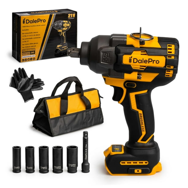 Llave de impacto inalámbrica DeWalt 1/2 pulgada 1000N.m 20V