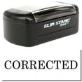 thumbnail image 1 of Slim Pre-Inked Corrected Stamp, Slim 1444, Ultra Slim Design, Impression Size 1/2" by 1-3/4", Up to 25,000 Impressions - Black Ink, 1 of 10