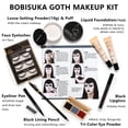 thumbnail image 2 of Set de maquillaje BOBISUKA Halloween Goth con base blanca, 2 of 7
