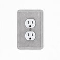 thumbnail image 2 of Placa de pared Questech Single Duplex, gris, textura rugosa, 2 of 9
