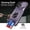 Purple, variant on For Apple iPhone 17 Phone Case with Finger Ring Holder Kickstand, Card Slots，Heavy Duty Shockproof Rugged Protective Working with Magnetic Car Phone Mount,Blue,For iPhone 17