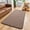 Brown-white-2' X 4' (Rectangular), variant on Soft Hallway Runner Rug 2x8 Bedside Rugs For Bedroom Living Room Non Slip Washable Modern Memory Foam Low Pile Kitchen Dorms Decor Green