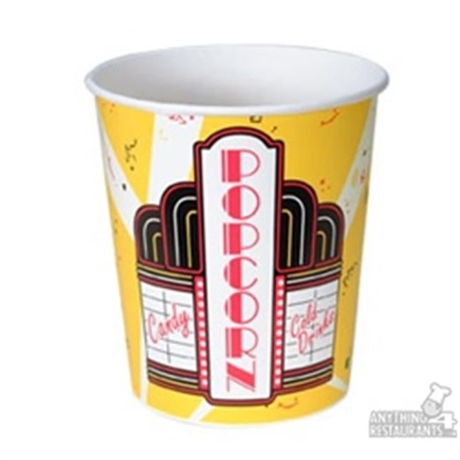 Solo. Cup VP130 130 oz Poly Paper Popcorn Buckets