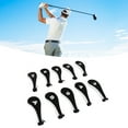 thumbnail image 4 of Iron Head Cover Set, 10 Pcs Protective Printed Numbers  Club Headcovers  For Entertainment Yellow,White,Green White,Black Orange, 4 of 8