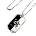 thumbnail image 2 of Supernatural Brothers Winchester Military Dog Tag Pendant Necklace with Chain, 2 of 5